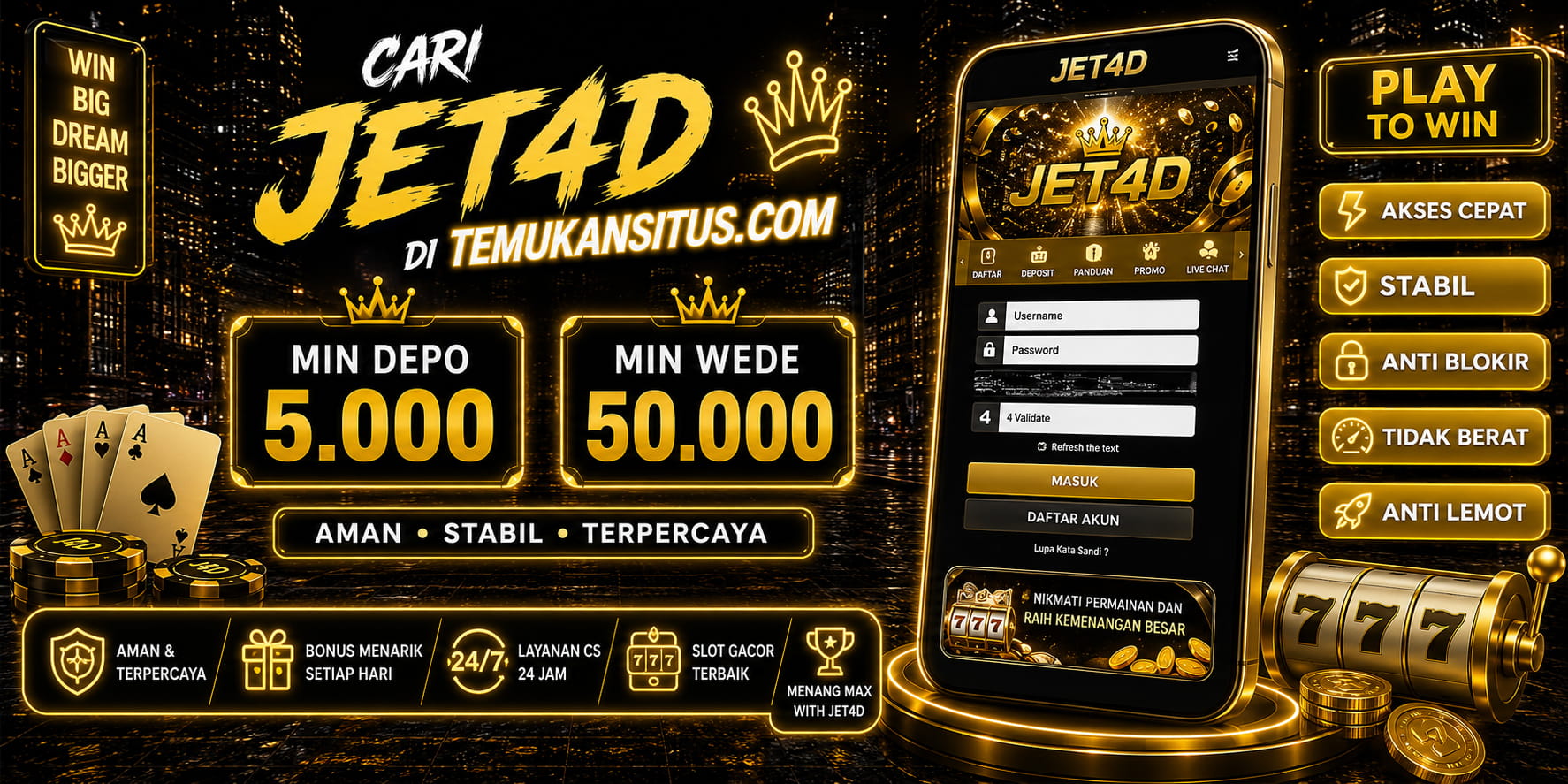JET4D Merupakan Platform APK Games slot gacor terpercaya